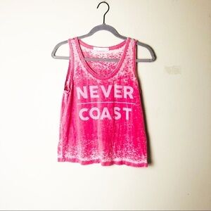 Flywheel Muscle Tank Top Pink “Never Coast”